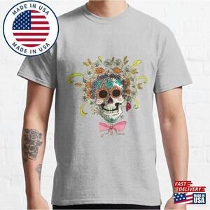 Skull Flowers Classic T-Shirt